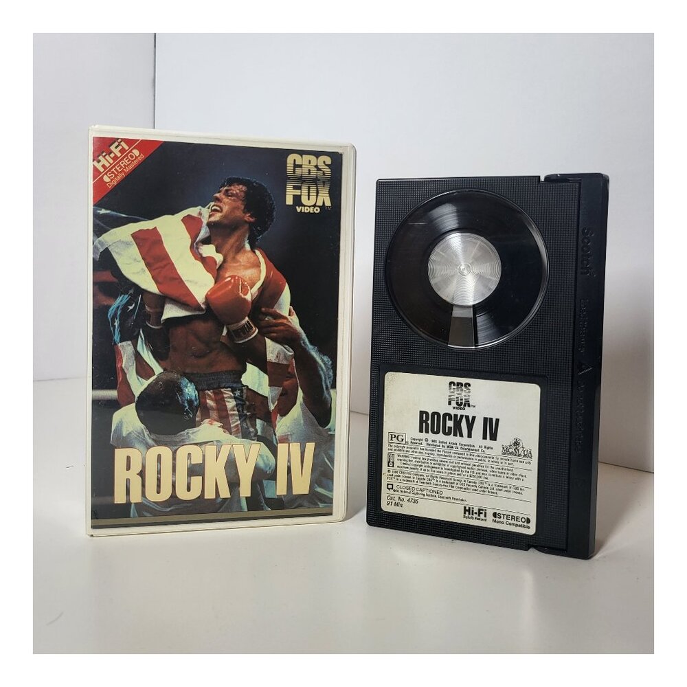 Rocky IV BETA Tape Betamax (Not VHS) Sylvester Stallone